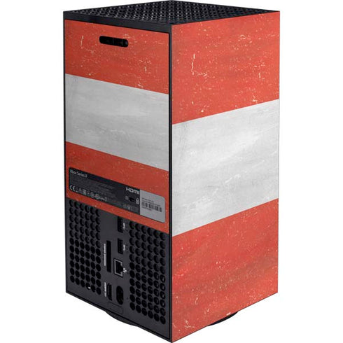 Distressed Austria Flag Xbox Series X Bundle Skin
